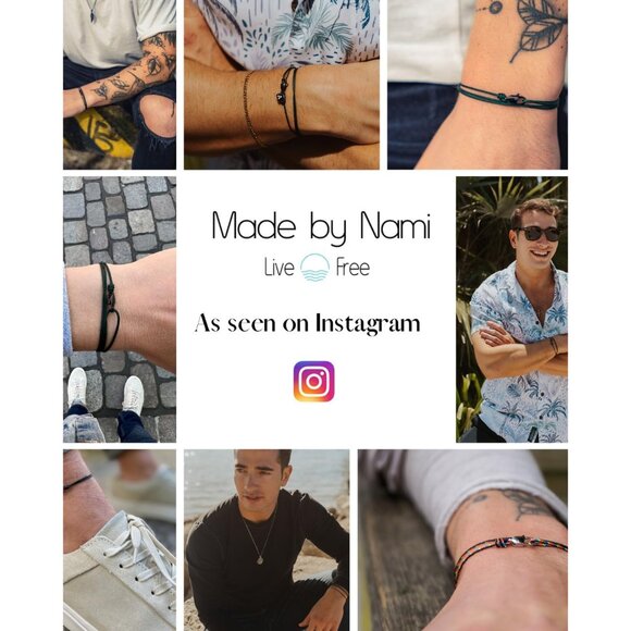 Versatile Waterproof Rope Bracelet for Men - Handmade Adjustable Nautical Style - Picture 8 of 8